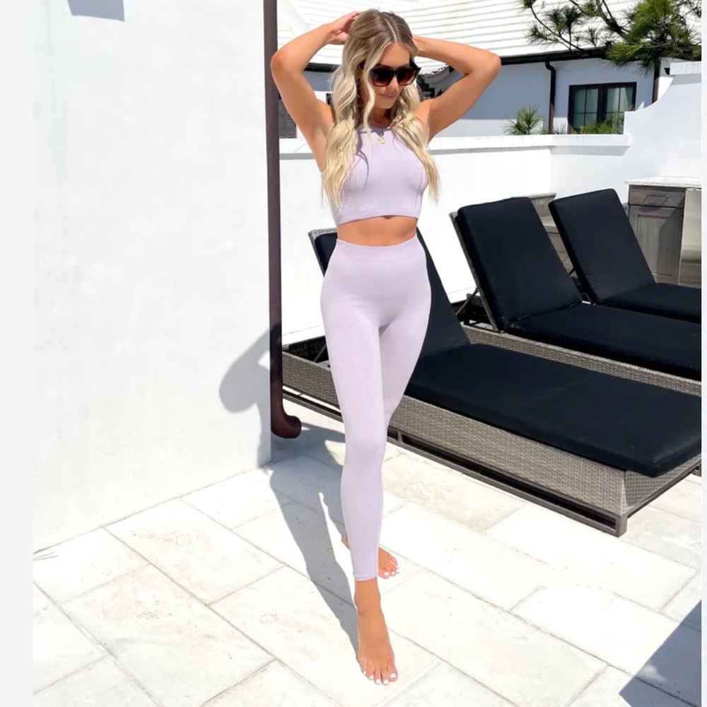 SET Active Outfit Leggings Medium Large - Picture 5 of 10